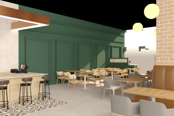 Render restaurante BBQ